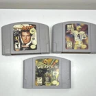 Nintendo 64 Game Lot – NFL Quarterback Club 99, Quake II, 007 GoldenEye READ