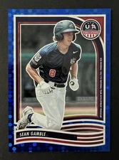 2024 Panini Stars and Stripes - (Sean Gamble) Blue Dot (136/149) Royals #160