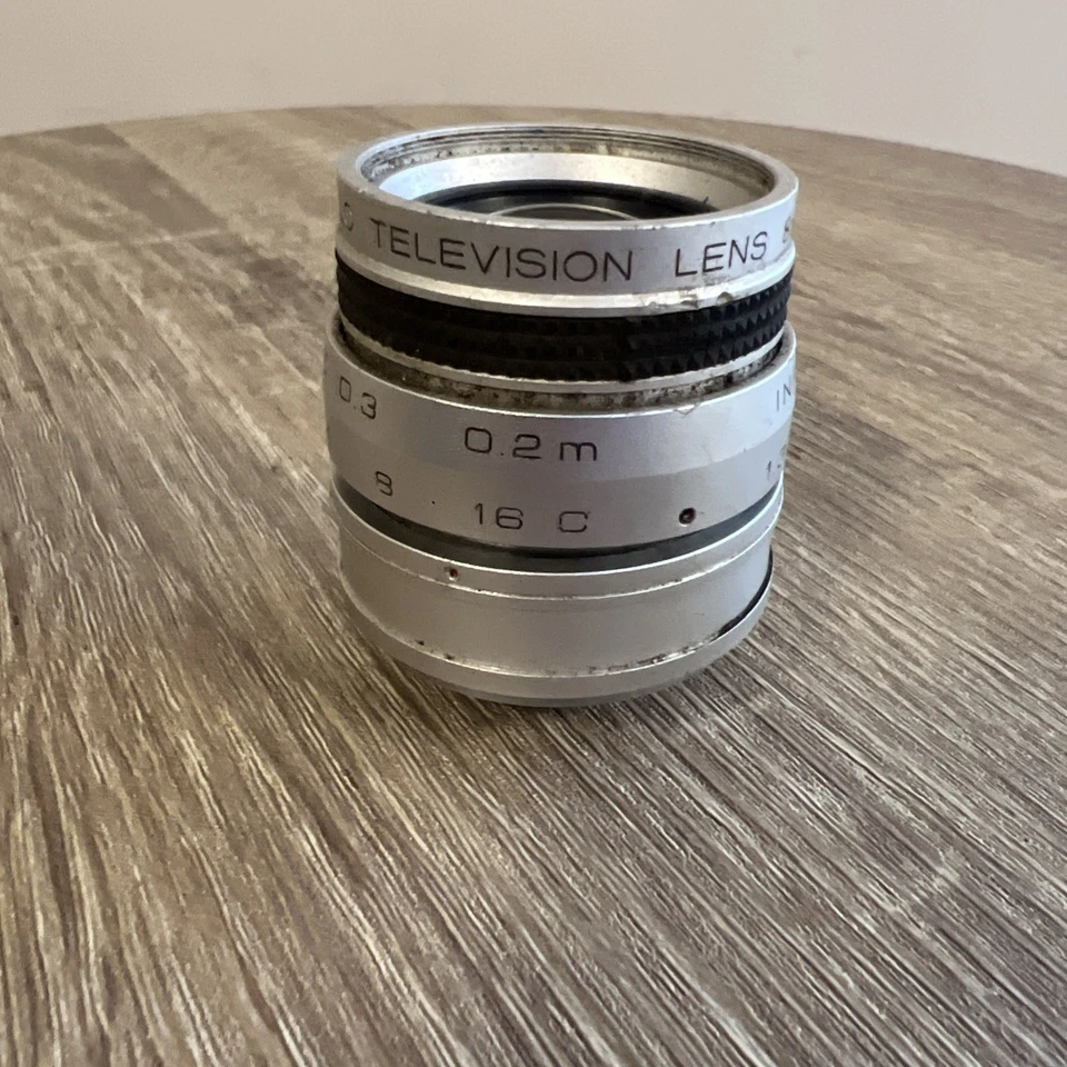 Vintage Apollo Television Lens 8mm 1:1.3 Clean Optics C Mount - R2C - Image 3 of 4