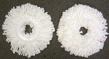 LOT OF 2,4---REFILL HEAD MOPS   MAGIC MOPS   MICRO FIBER---CM2 MOPS