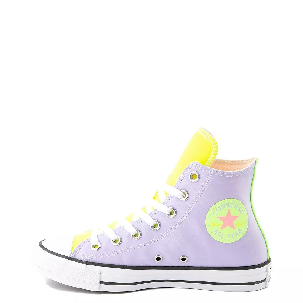 NEW Converse Chuck Taylor All Star Hi Neon Color-Block eBay