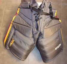 ARIZONA STATE Ben Kraws game-worn #33 CCM gray goalie pants fully padded  2021-3