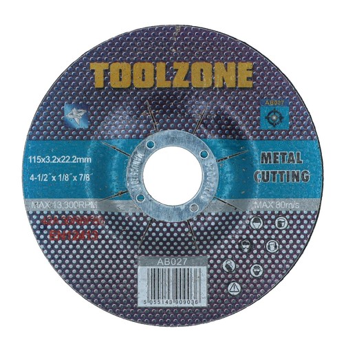 Discos de corte 4 1/2" (115 mm) amoladora angular corte de aire 3,2 mm de espesor paquete de 20 TE25 - Imagen 6 de 6