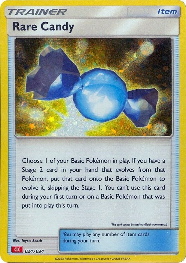 Pokemon Rare Candy (CLC) (24/102) Trading Card Game Classic NM HOLO