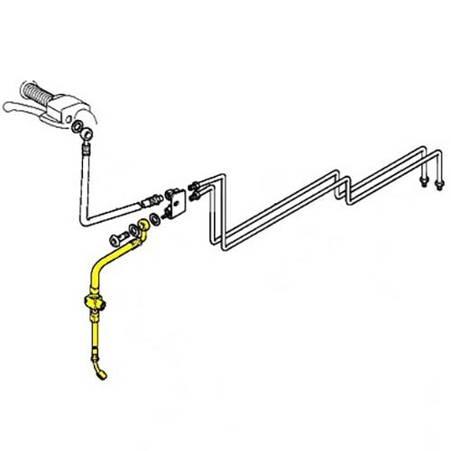Steel Braided Front Right ABS Brake Hose BMW K1200;34322332448  