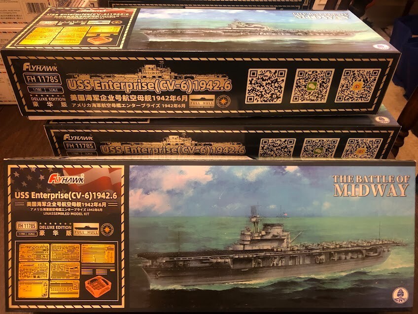1/700 USS ENTERPRISE (CV-6) 