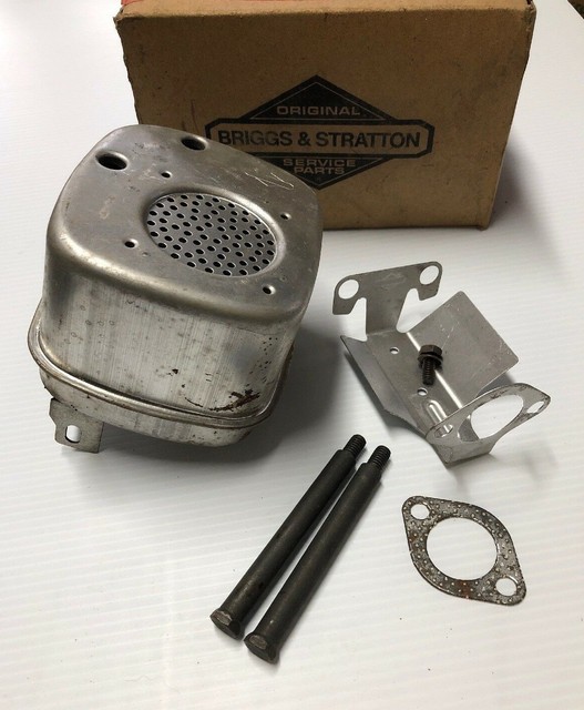 NOS Original OEM Briggs & Stratton Exhaust Muffler Assembly 394180 eBay