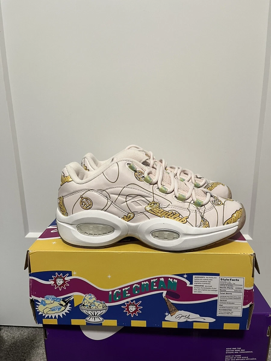 Size 8.5 - Reebok Question Low x BBC Ice Cream Name Chains  display picture 1