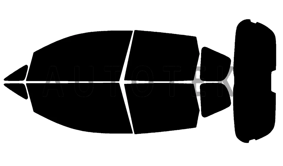 Película precortada en todos los lados + ventana trasera cualquier tono para Honda Fit 2006-2008 Foto 2 de 4