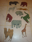 Vintage Childrens Room or Nursery (School) Wild Animal - Jungle - Safari Decor