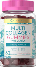 Collagen Gummies 60 Count Multi Collagen Complex Beauty Formula Supplement Mixed