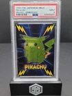 1999 Pokemon Japanese Meiji Pikachu Embossed Promo PSA 9 Mint