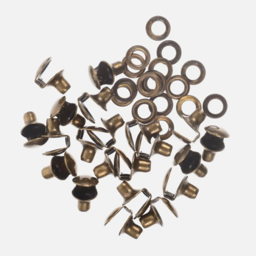 20 Pcs Brass Shoe Lace Hooks Boot Eyelet Repair Kit Travel Hiking