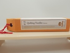 Tulip Hiroshima Quilting Needles 6 Pack Steel Size 13 THN-007e Made In Japan