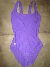 SPEEDO Sz 8 Purple 1-Pc Swimsuit Retail 76