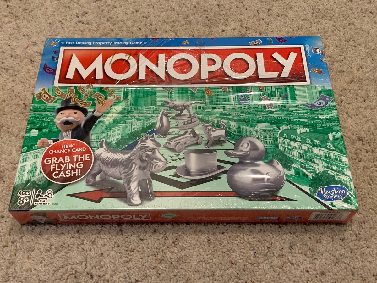 Monopoly Game Classic Edition Family Board Game Original Hasbro