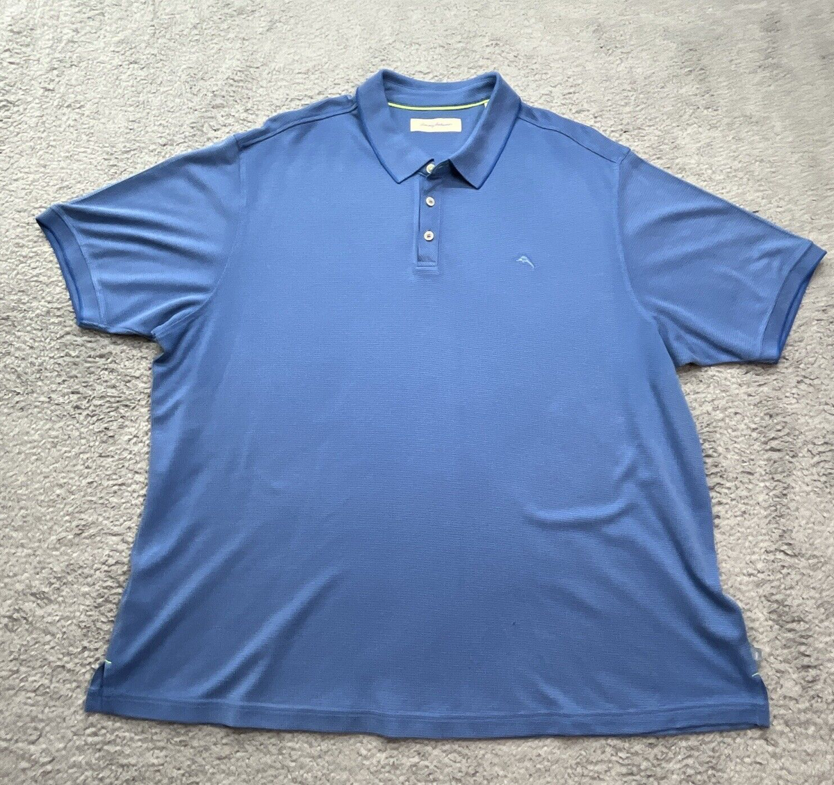 Tommy Bahama Polo Mens 3XL Coral Blue Modal Performance Stretch