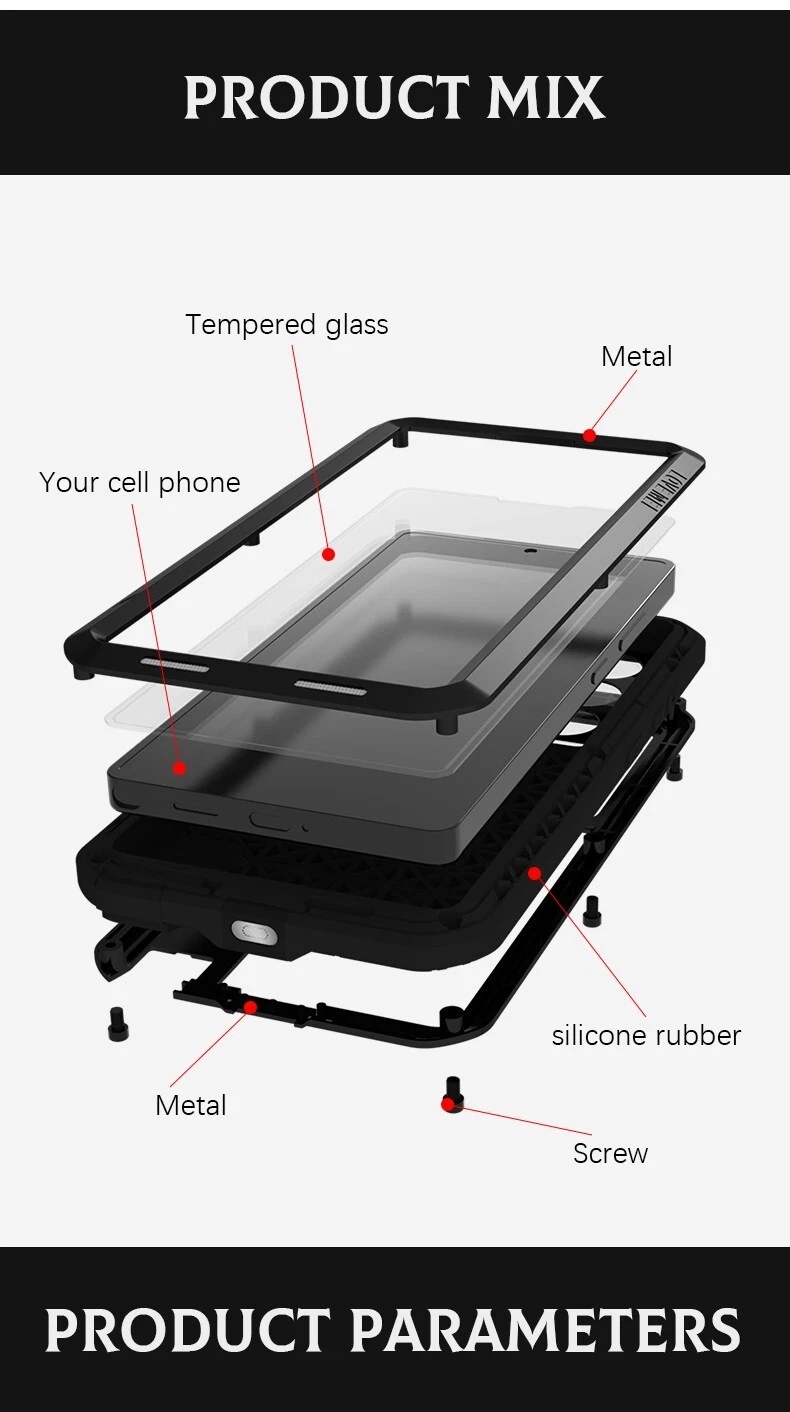 LOVE MEI 防震坚固金属装甲保护壳 适用于三星 S25 Ultra S24 S23 FE S22 - 第 16 张/共 29 张