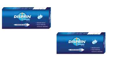 Disprin Regular (240 Effervescent Tablets) -Fast Relief, Free Shipping, Exp 2028