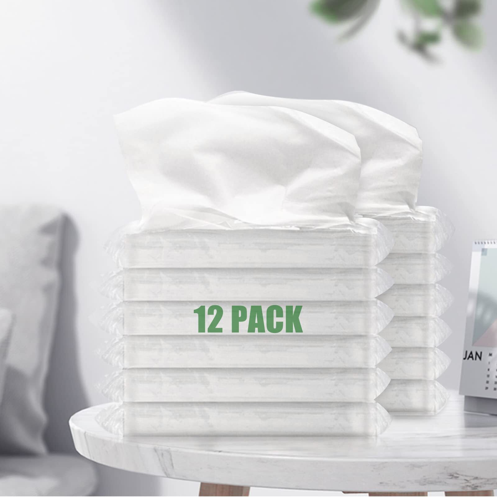 Car Tissue Facial Napkin Refills, Disposable Facial Tissues, Face Towel, Tiss...