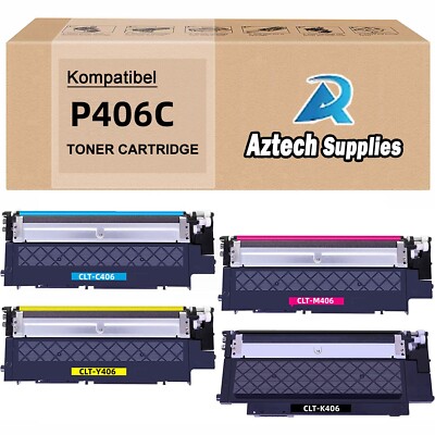 4XXL Toner für Samsung CLT-406S Xpress C410W C460 CLP-365 C460W CLX-3305 CLP-360