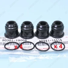 Genuine Toyota Tacoma 2.7L 4Cyl  Engine Fuel Injector Holder Spacer & O-Ring Kit