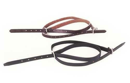 Windsor Leather Riding Spur Straps, Pair, In Black or Havana