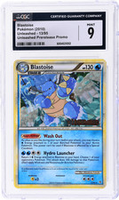 2010 Pokemon Unleashed Blastoise Prerelease Promo #13 CGC 9