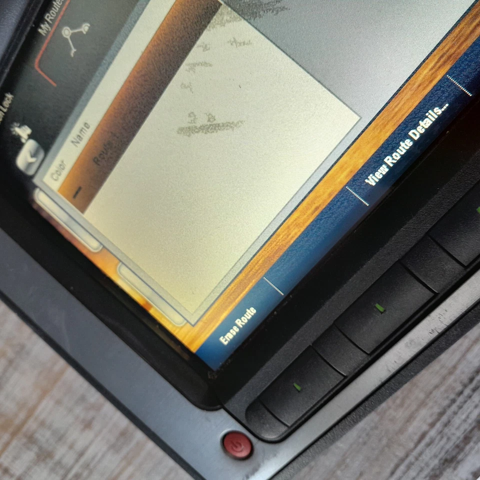 RAYMARINE E90 W GPS CHART PLOTTER FISHFINDER RADAR MFD  waypoints included - Image 4 of 4