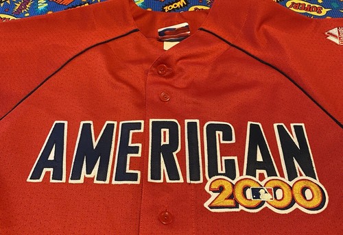 Rare Vintage Majestic 2000 MLB All Star Texas Rangers Ivan Rodriguez Jersey - Picture 3 of 11