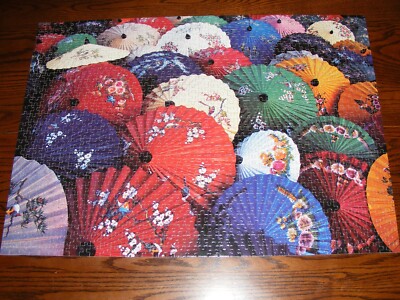 Kodacolor Pretty Parasols Puzzle, 1000 Pieces, Complete