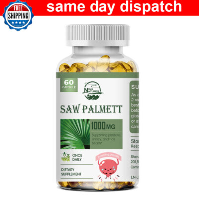 Saw Palmetto 1000mg - Premium 120 capsules Health Support Supplement