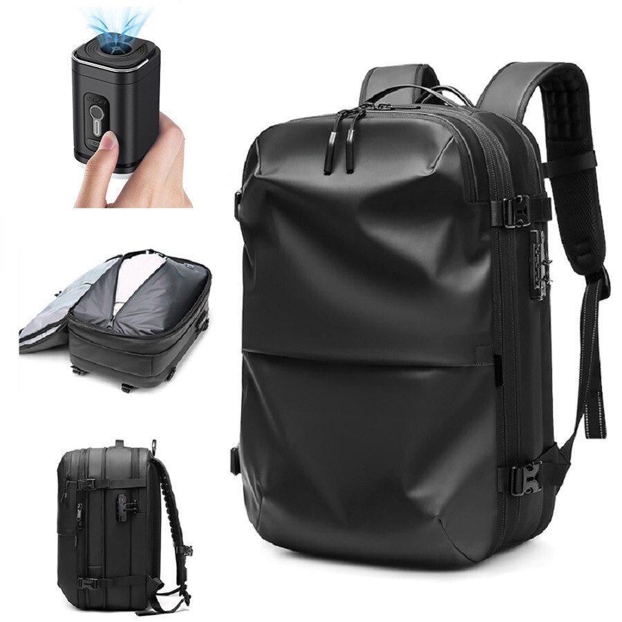 Vackpack Backpack 60L Large-Capacity Expandable & Vacuum Compression for Travel