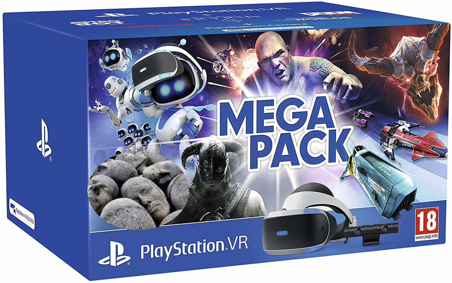 Sony PlayStation VR Mega Pack 5 Five Bundle Virtual Reality PS4 | CUH-ZVR2 711719535058 |