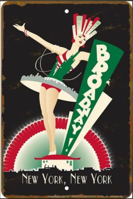 cooles US Schild  - Broadway - New York , New York ! ca. 20 x 30  cm NY