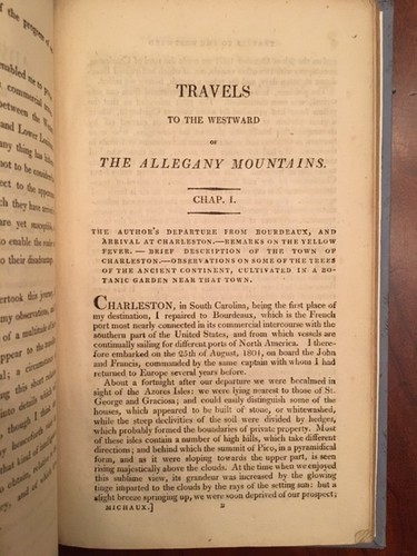 RARE 1805 Travels Westward of Allegany Mountains in Ohio, Kentucky & Tennessee - Picture 2 of 3