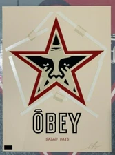 Salad Days - Shepard Fairey Signed Numbered Screen Print OBEY Art Museum