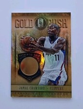 2012-13 Panini Gold Standard Jamal Crawford Clippers Authentic 14K Gold Rush /25
