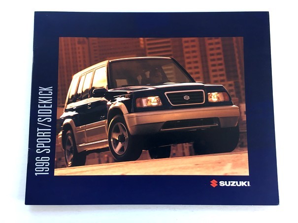 1996 Suzuki Sidekick and Sport 16-page Original Sales Brochure
