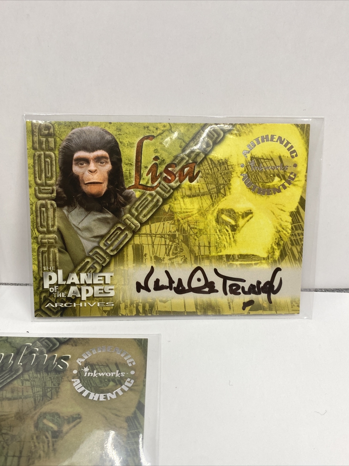 Planet of the Apes Archives Auto Card Set A1-5 Inkworks 1999 Nova Lisa Julius - Picture 4 of 11