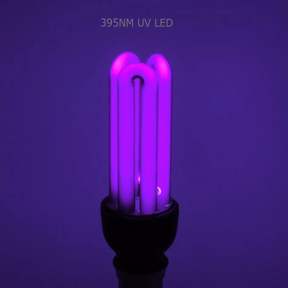 40W E27 220V Blacklight Low Energy 395nm UV Light Bulb Screw