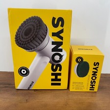 Synoshi Electric Spin Scrubber Rechargeable Cordless W/ Extra Sponge Head Set