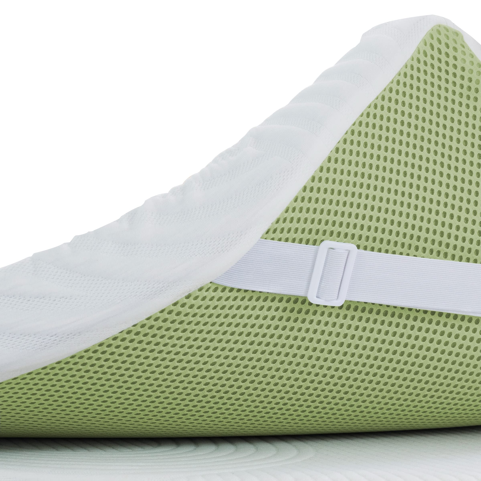 3 Inch Memory Foam Mattress, High Density Ventilated Cooling Mattress Pad, Ge...