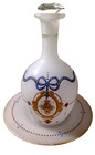 JOLIE CARAFE EN OPALINE BLANCHE OU VERRE OPALIN D'EPOQUE CHARLES X