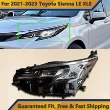 LED Headlight for 2021 2022 2023 Toyota Sienna LE XLE Left Driver LH No DRL