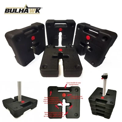 SET OF 2, 4 or 8 BULHAWK® HEAVY DUTY WATER WEIGHTS POP UP GAZEBO LEG SUPPORTS
