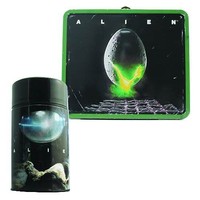 Alien Movie Egg Distressed Metal Lunch Box With Thermos Px Exclusive on sale Alien Movie Egg Distressed Metal Lunch Box With Thermos Px Exclusive on sale