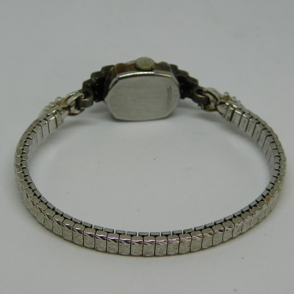 Vintage Elgin Women\'s Watch  Silver Tone Untested 6.5\