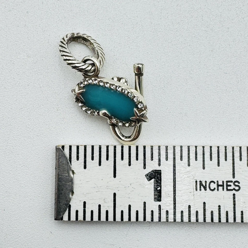 Brighton Gafas de Buceo Dije Colgante Turquesa Esmalte Estrella de Mar Foto 2 de 4