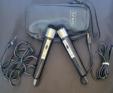 2 Vintage Sears Dynamic Microphones With Carrying Case Nice